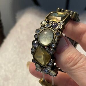 Vintage-Inspired Multi-Stone Bracelet